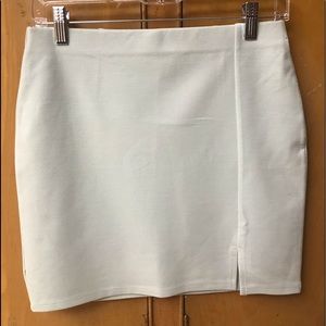 Pastel light green mini skirt